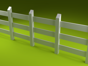 Barn Fence 3D 모델