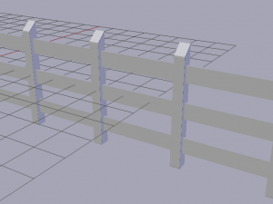 Barn Fence Modelo 3D
