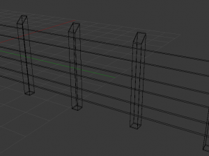 Barn Fence Modelo 3D