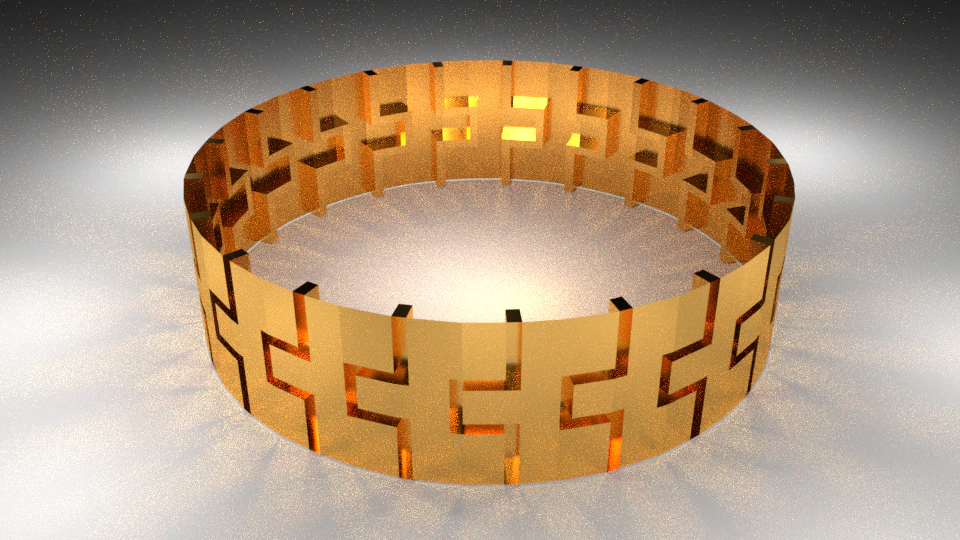 Bracelet 3D Model .c4d .max .obj .3ds .fbx .stl .blend