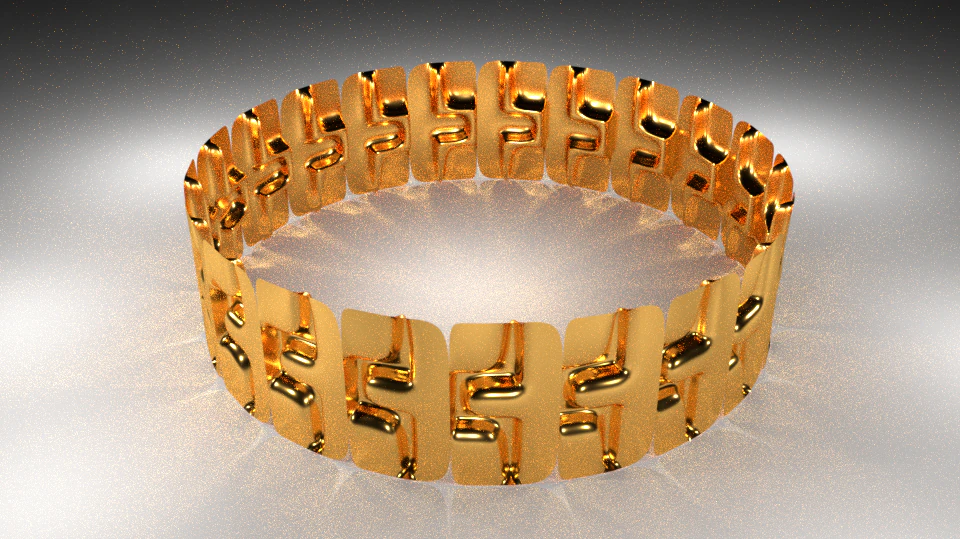 Bracelet 3D Model .c4d .max .obj .3ds .fbx .stl .blend 