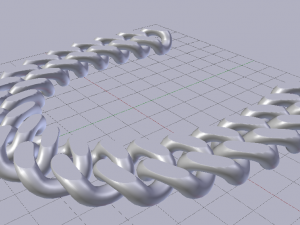 Cuban Chain Model 3D