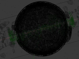 Planet Explosion 3D Model