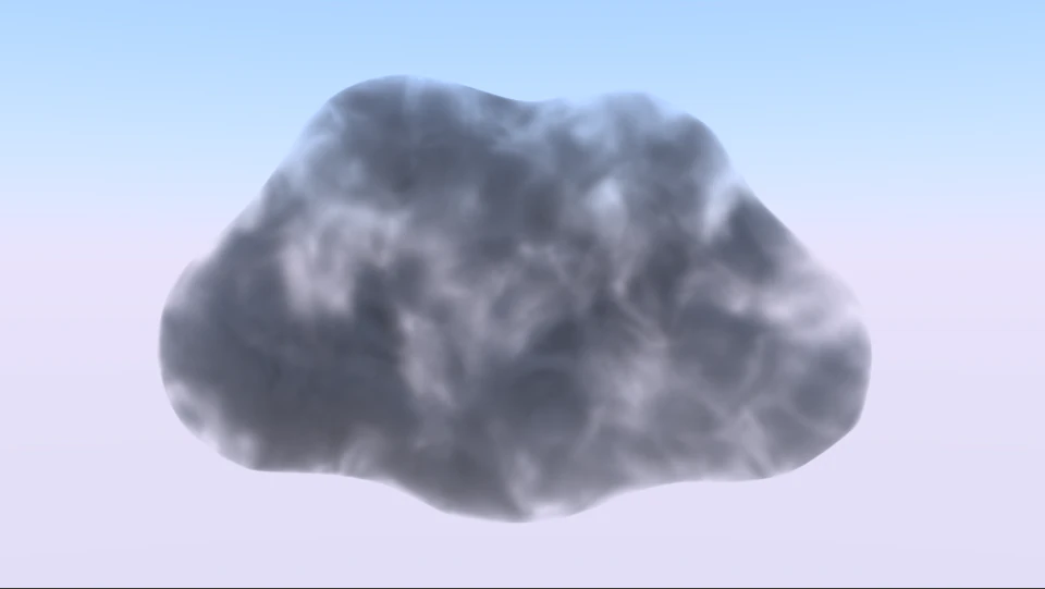 Cloud 3D Model .c4d .max .obj .3ds .fbx .stl .blend 