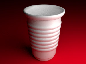 Kunststof beker 3D Model