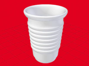 Kunststof beker 3D Model