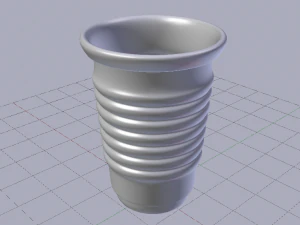 Kunststof beker 3D Model