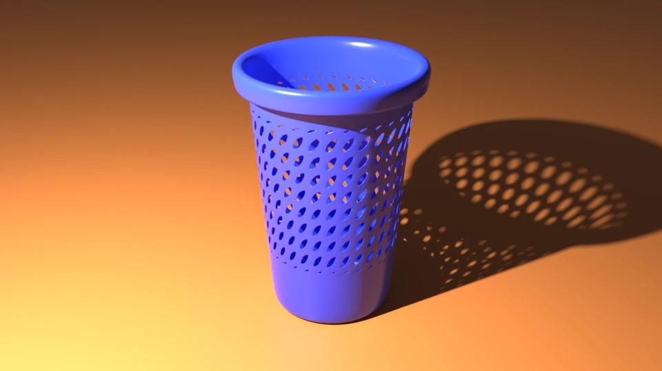 Cesto de lixo Modelo 3D .c4d .max .obj .3ds .fbx .stl .blend 