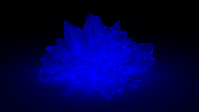 Glowing Crystal 3Dモデル .c4d .max .obj .3ds .fbx .stl .blend 
