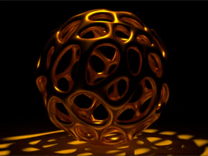 Parametric Voronoi Sphere 3D Model
