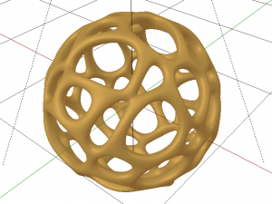 Parametric Voronoi Sphere 3D मॉडल