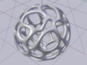 Parametric Voronoi Sphere 3D मॉडल