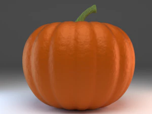 호박 3D 모델