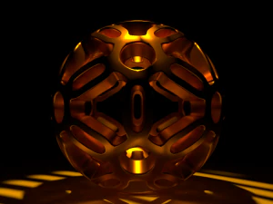 K&uuml;resel Desen Simetrisi 3D Model