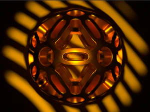 K&uuml;resel Desen Simetrisi 3D Model