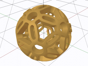 Spherical Pattern Symmetry 3D-Modell