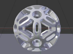 K&uuml;resel Desen Simetrisi 3D Model