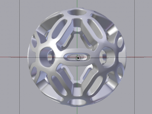 Spherical Pattern Symmetry 3D-Modell