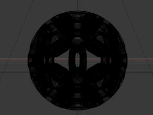 K&uuml;resel Desen Simetrisi 3D Model