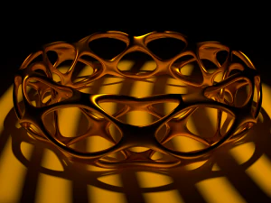 Браслет в стилі Вороного 3D Модель