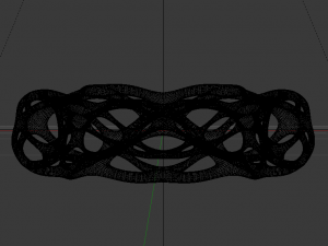 Voronoi Style Bracelet 3D Model
