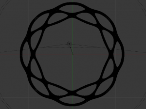 Voronoi Style Bracelet 3D Model