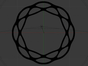 Voronoi Style Bracelet 3D Model