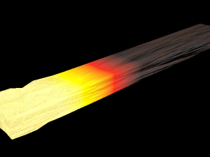 Heated Metal Model 3D