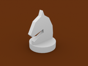 Knight Chess Piece Model 3D