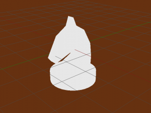 Knight Chess Piece 3D Model