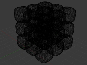 3D Cube 3D Model