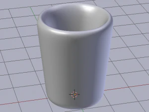 3D Cup 3D Model