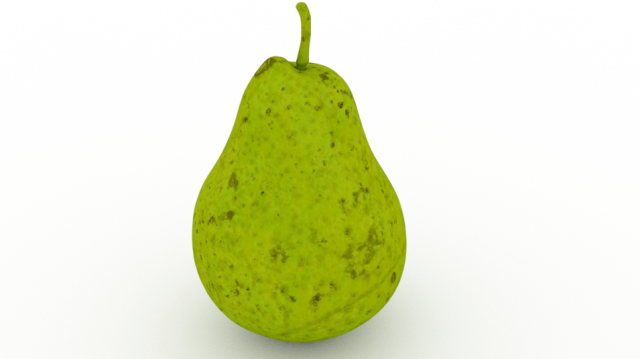3D Pear 3D 模型 .c4d .max .obj .3ds .fbx .stl .blend 