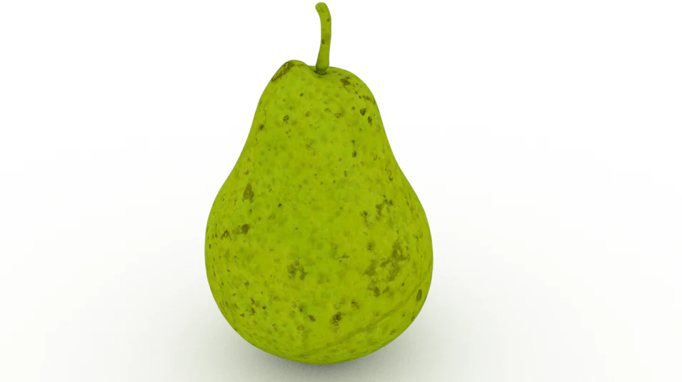 3D Pear 3D Model .c4d .max .obj .3ds .fbx .stl .blend 
