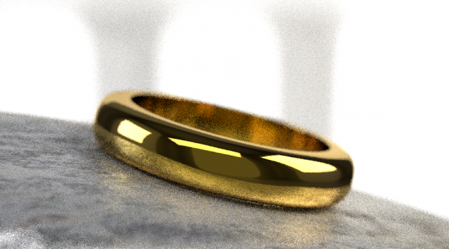Gold Ring Modèle 3D .c4d .max .obj .3ds .fbx .stl .blend 