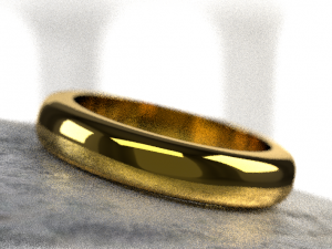 Gold Ring Modelo 3D