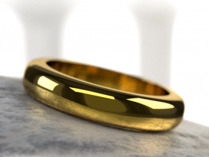 Gold Ring Modèle 3D