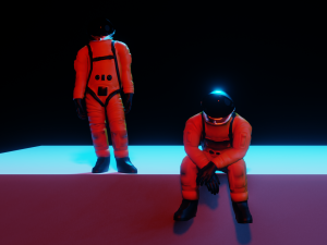 Sci-Fi Scene - made in Blender 3D 模型