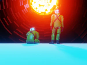 Sci-Fi Scene - made in Blender 3D Model