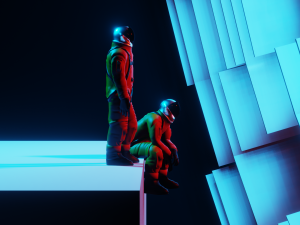 Sci-Fi Scene - made in Blender 3D 模型