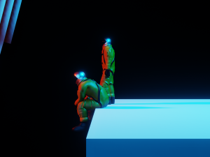 Sci-Fi Scene - made in Blender 3D 模型