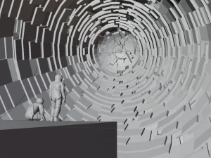 Sci-Fi Scene - made in Blender 3D Model