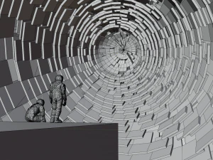 Sci-Fi Scene - made in Blender 3D Model