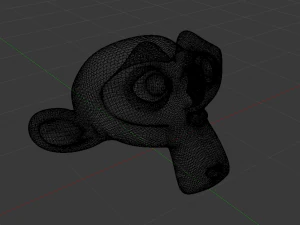 Hologram Shader 3D Model