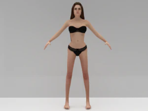 Donna Modello 3D