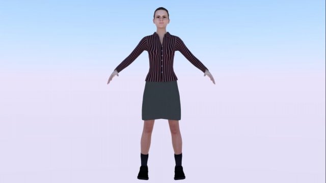 Woman 3Dモデル .c4d .max .obj .3ds .fbx .stl .blend 
