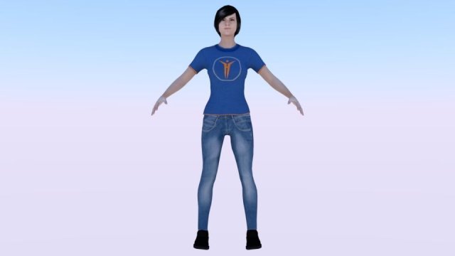 Woman 3D Model .c4d .max .obj .3ds .fbx .stl .blend 