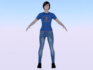 Donna Modello 3D
