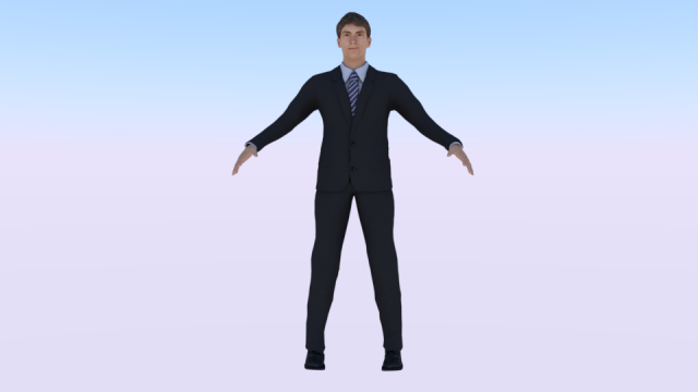Human 3D-Modell .c4d .max .obj .3ds .fbx .stl .blend 