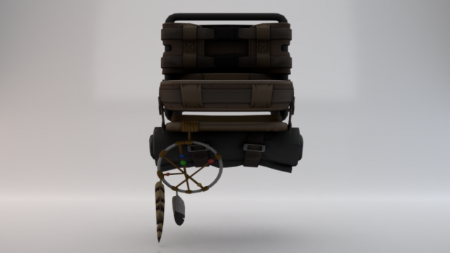 Backpack 3D Model .c4d .max .obj .3ds .fbx .stl .blend 